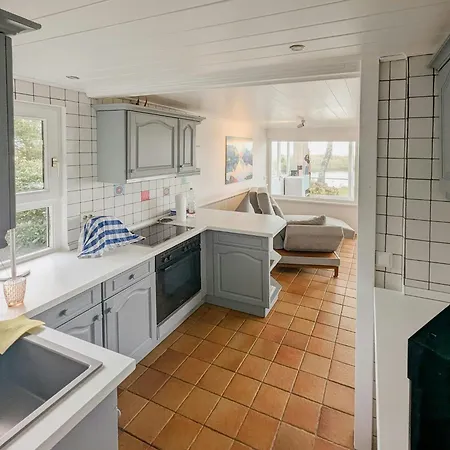 House With 180-degree Sea View In Karlsminde *